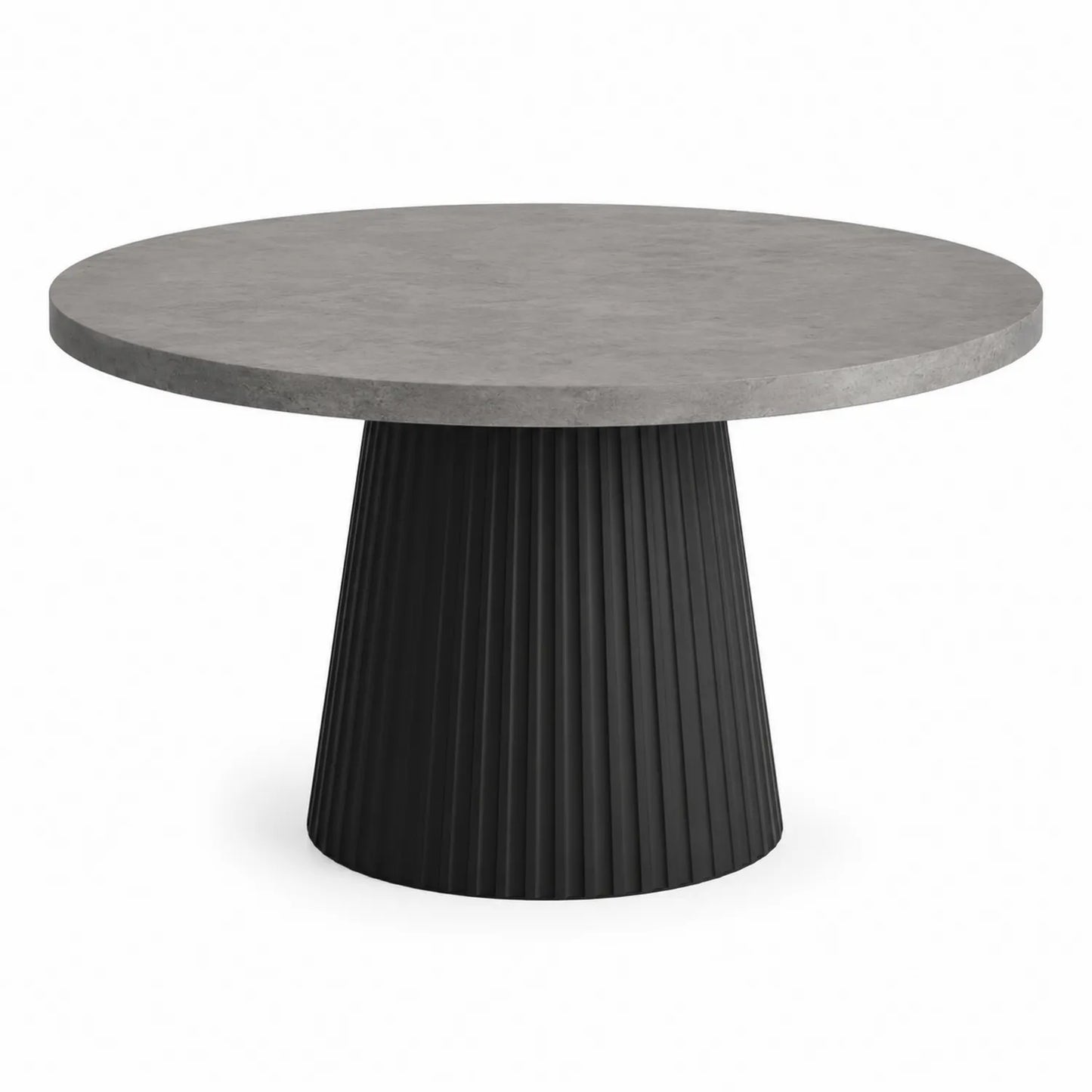 Okrągły stół jadalniany betonowy z metalową podstawą Ø120cm